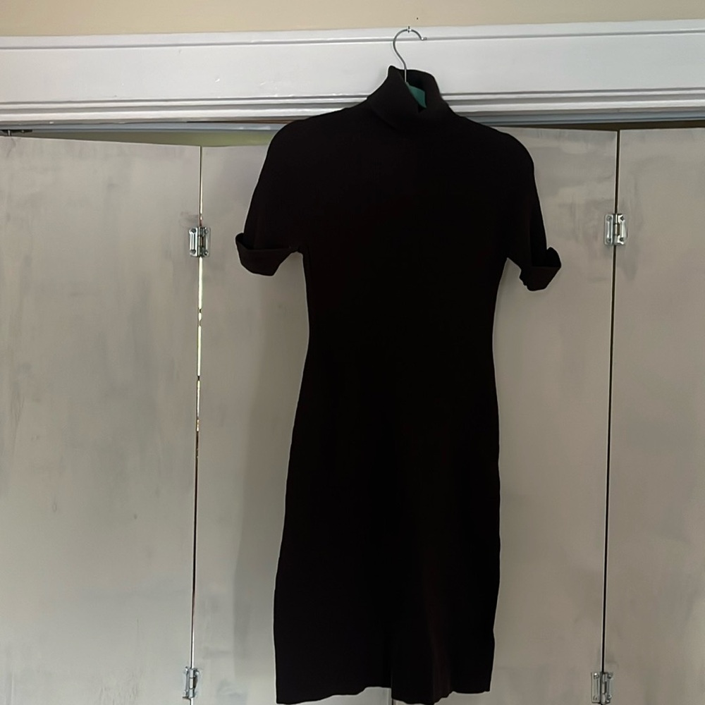 Women’s Moda International Brown Knit Dress